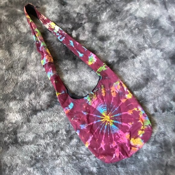 Urban Outfitters Handbags - Kathmandu Imports Tie Dye Hobo Bag